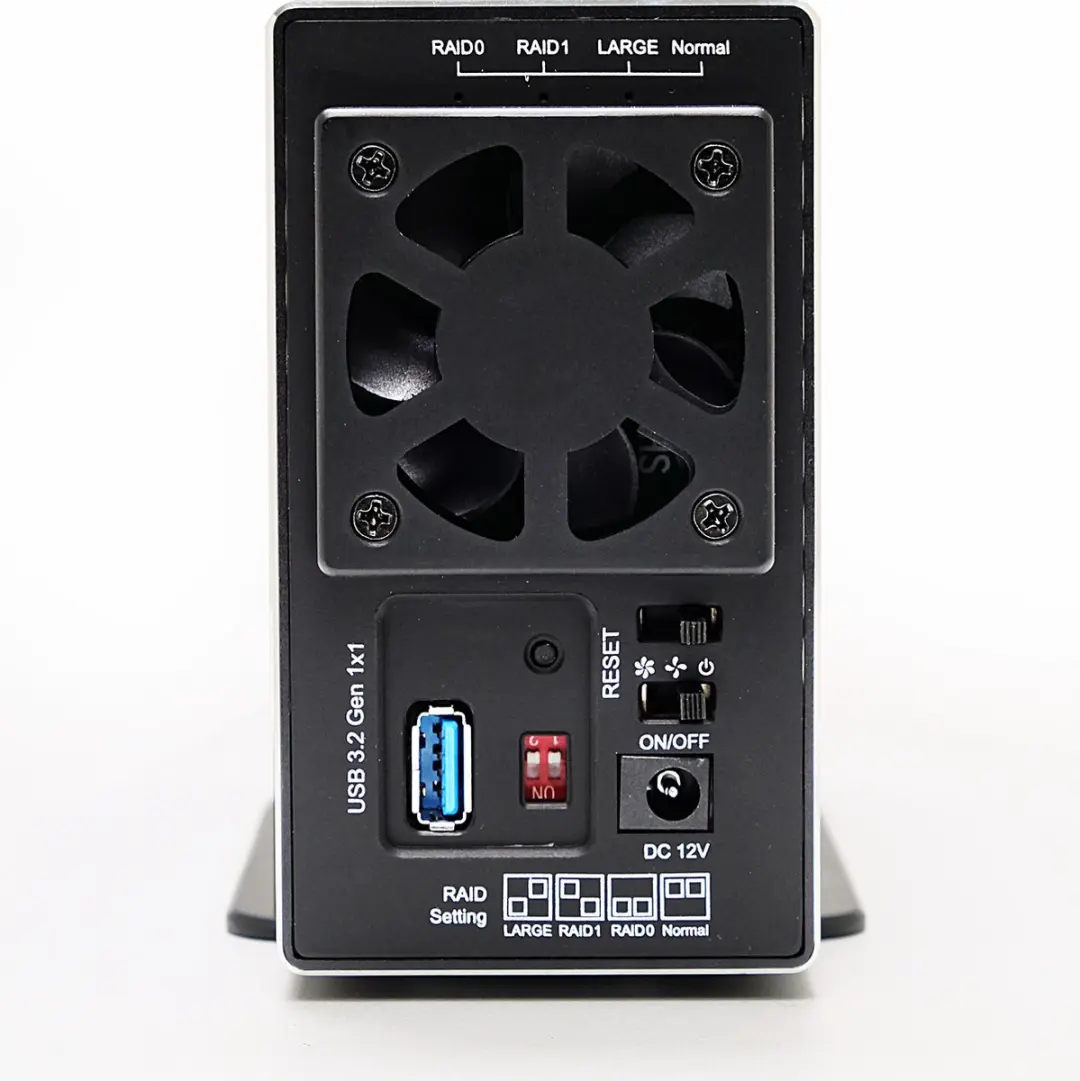 LC Power LC-35U3-RAID-2 Externe Behuizing 2x 3.5" RAID - Zwart