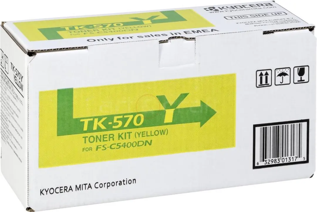 Kyocera TK-570Y Tonercartridge Geel - 12.000 pagina's