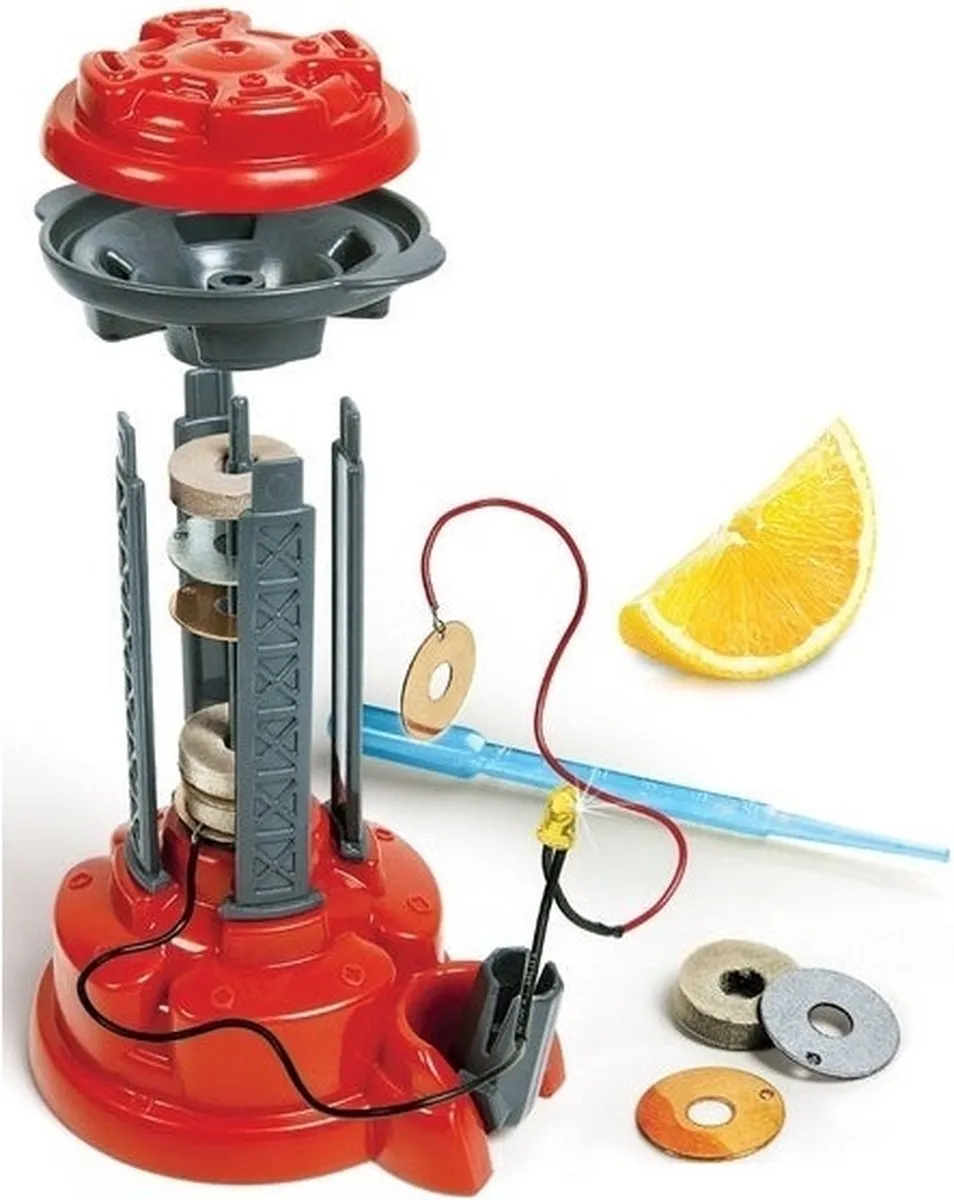 Clementoni Science Museum Voltaic Pile - Rood