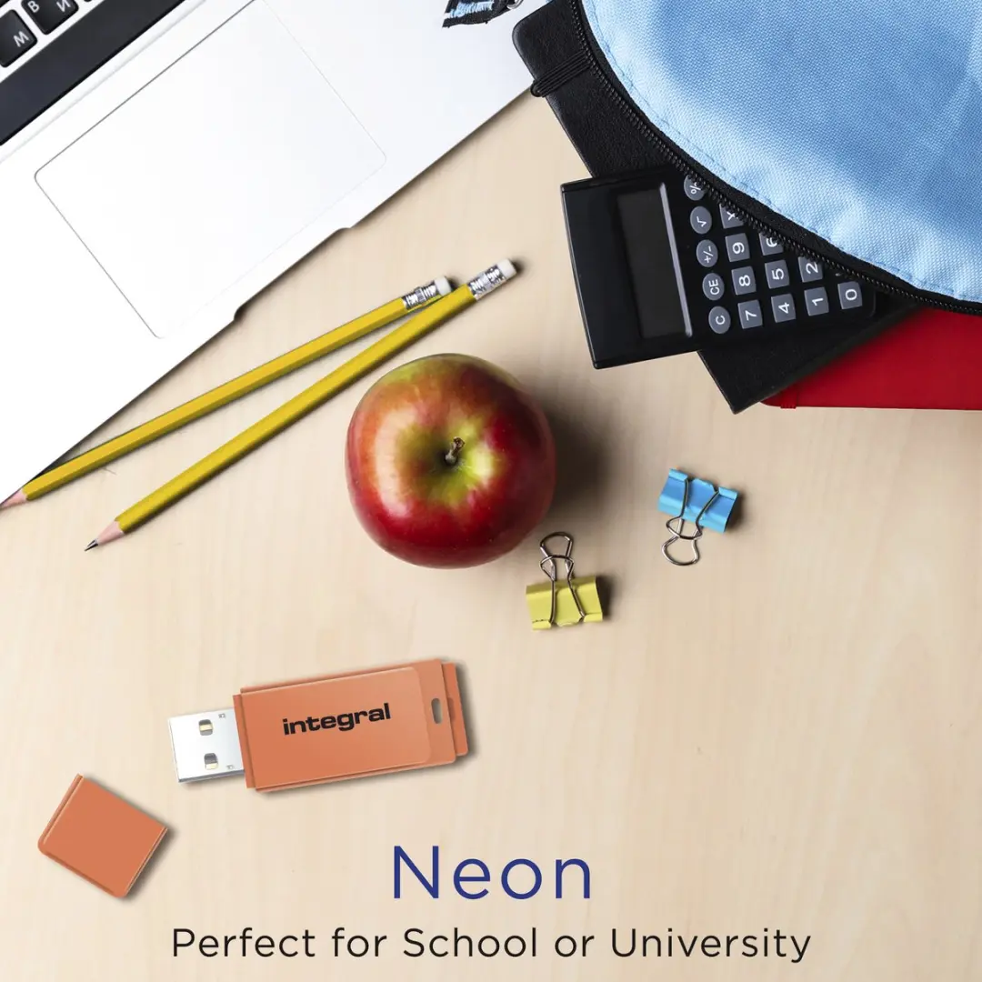 Integral INFD64GBNEONOR USB-stick 64GB - Oranje