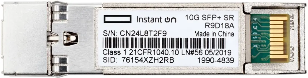 HPE R9D18A MultiMode SFP+ Glasvezelmodule