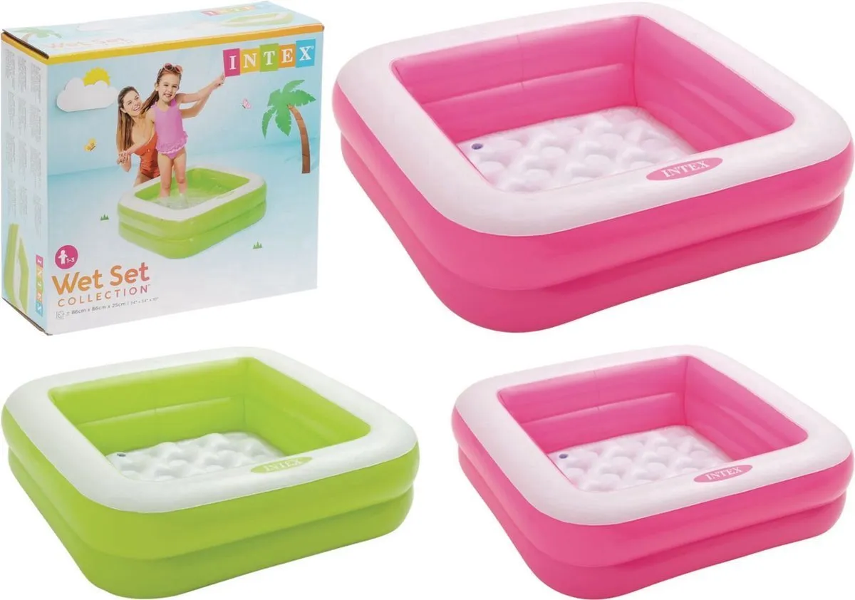 Intex Play Box Pool 85x85x23cm - Roze