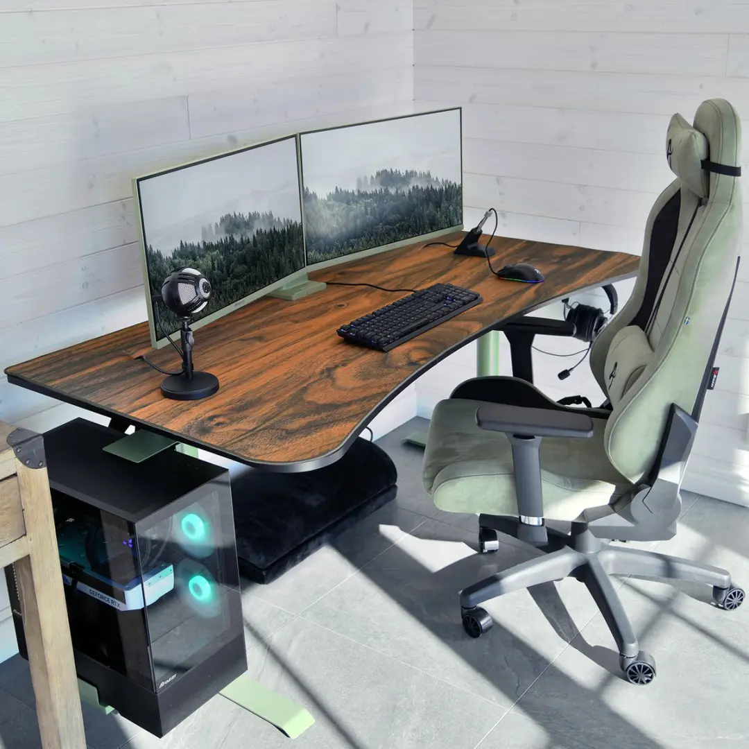 Arozzi Arena Gaming Muismat 160cm - Walnoot Hout