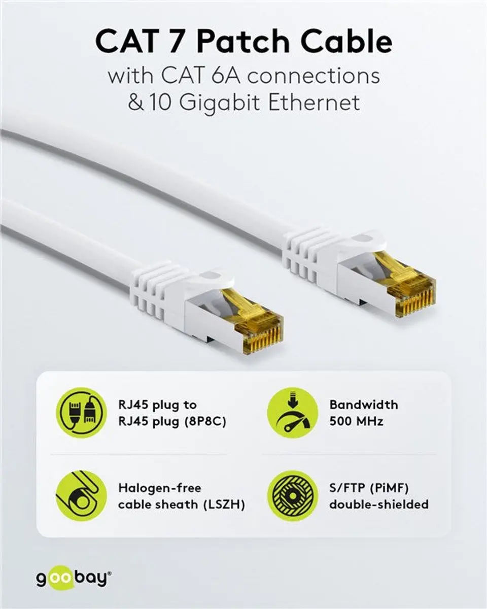 Wentronic 91603 Cat 7 STP-kabel RJ45 - 2m - Grijs