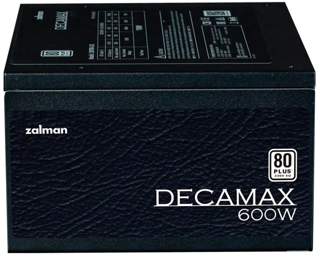 Zalman DecaMax 600W PC-voeding - 600W - Zwart