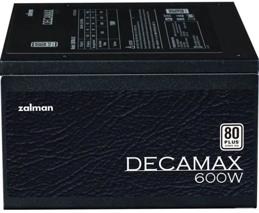 Zalman DecaMax 600W PC-voeding - 600W - Zwart