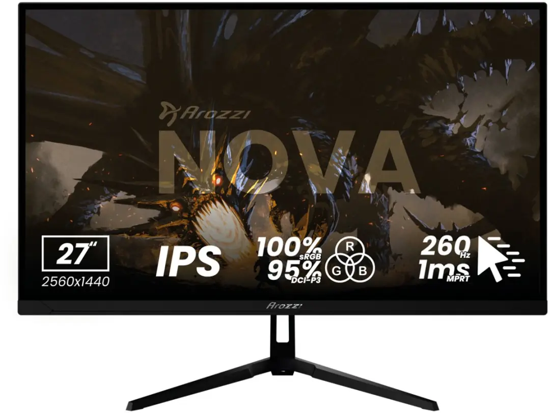 Arozzi Nova 27" Gaming Monitor 260Hz