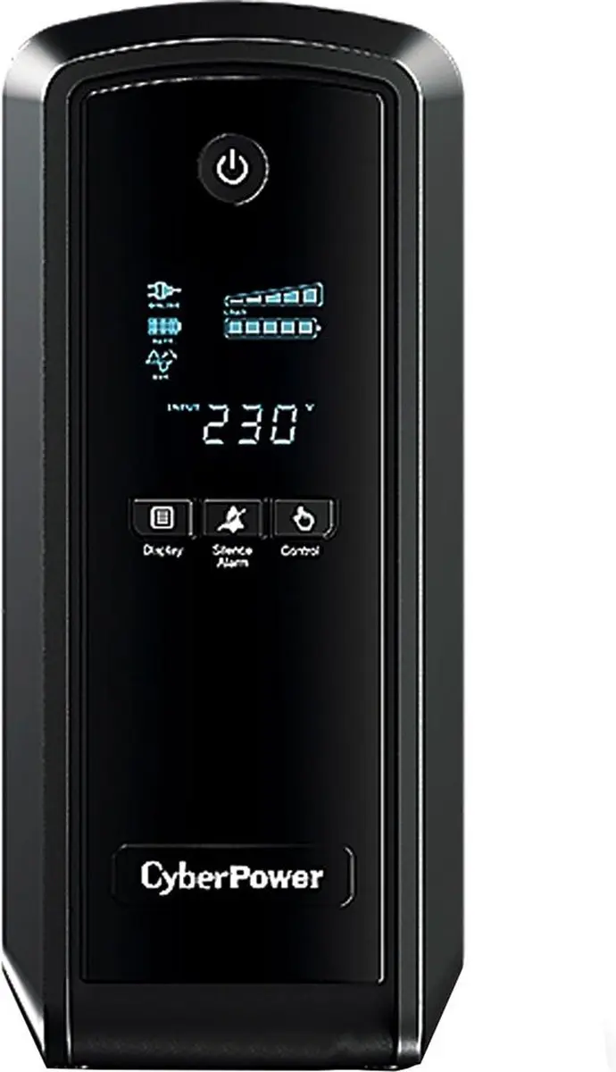 CyberPower CP900EPFCLCD UPS - 0,9 kVA 540W - Zwart
