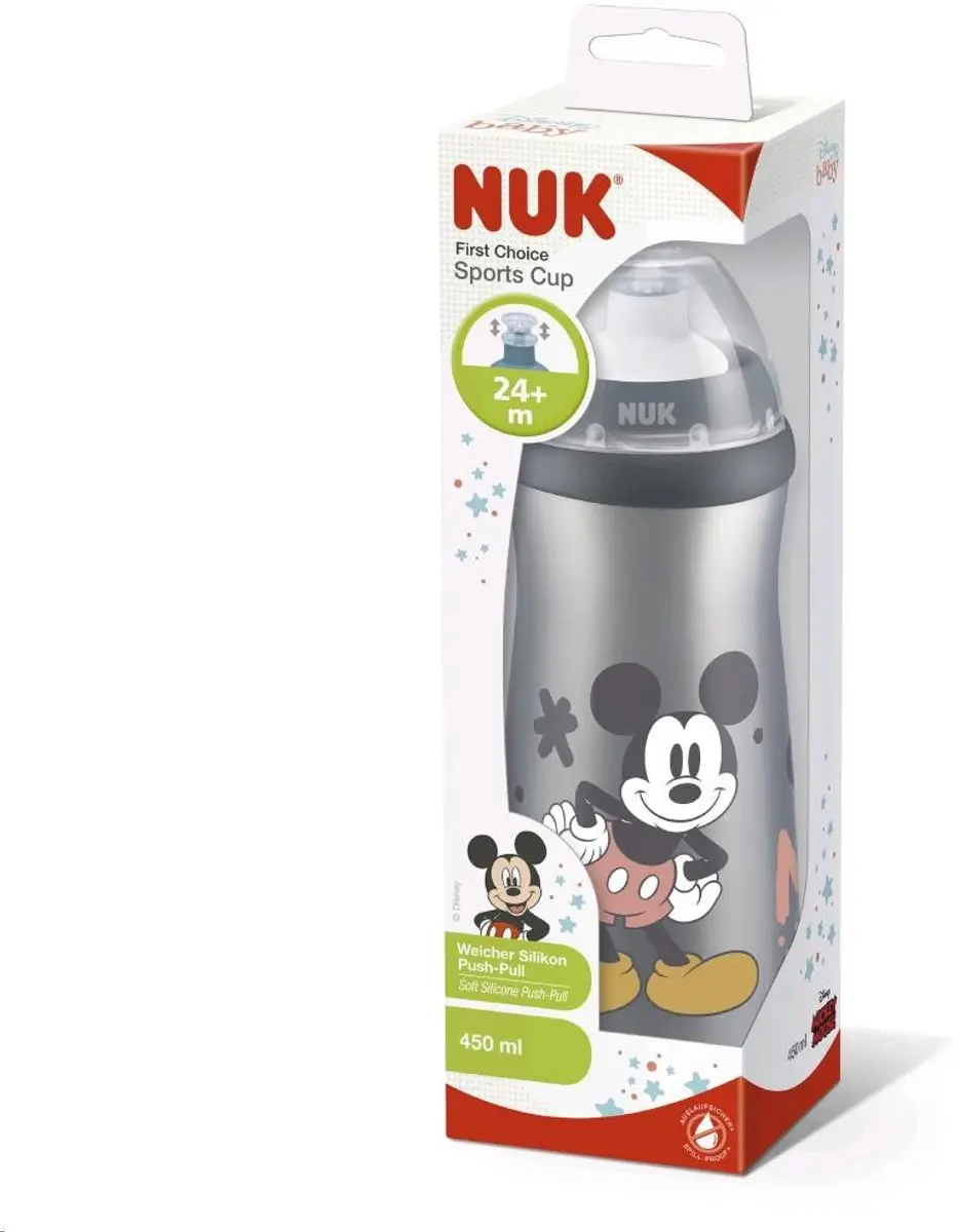 NUK Sports Cup Disney Mickey 450ml - Rood