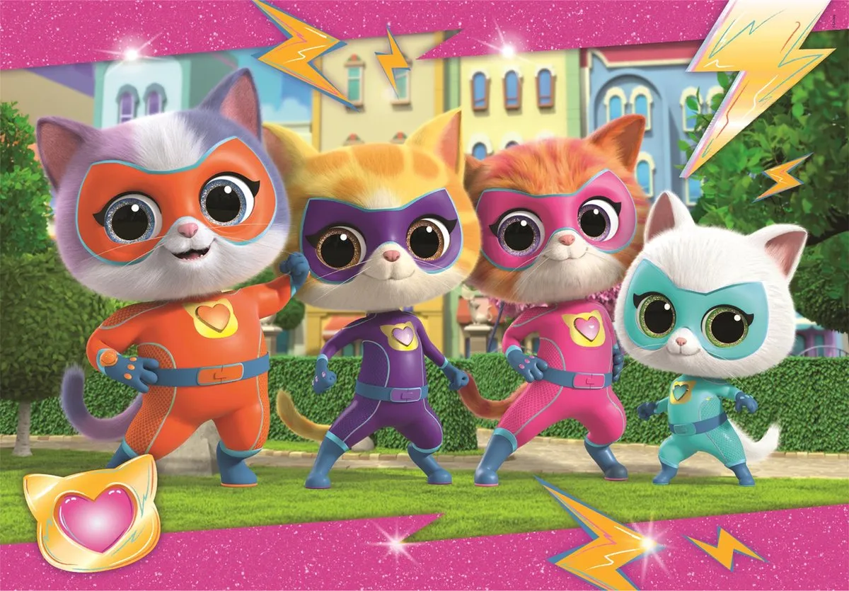 Clementoni Super Kitties Disney Puzzel 40 Stuks - Multikleur