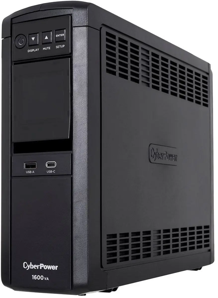 CyberPower CP1600EPFCLCD UPS - 1000W 6 Stopcontacten - Zwart
