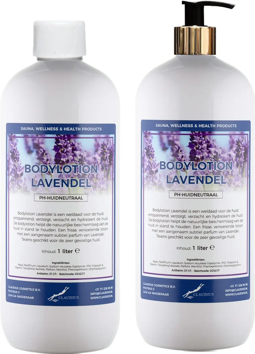 Splashbox Cosmetics Bodylotion Lavendel 2L - 2 Stuks