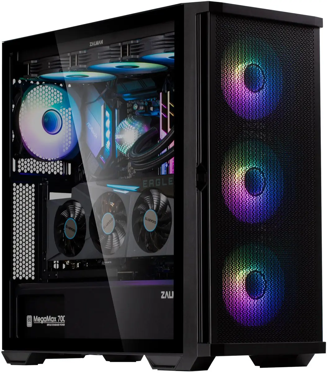 Zalman Z10 DUO Midi Tower - Zwart
