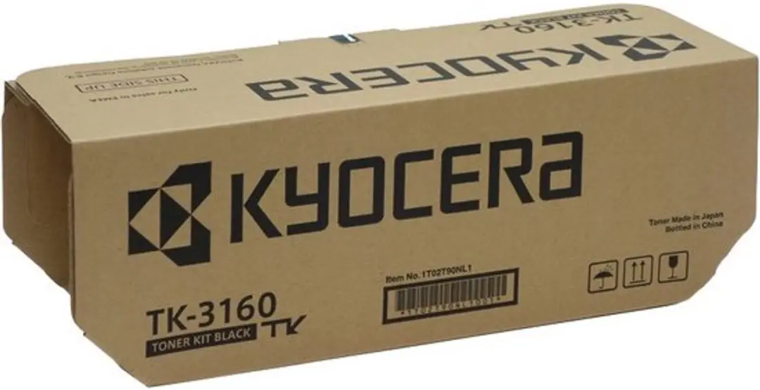 Kyocera TK-3160 Tonercartridge - 12.500 pagina's - Zwart