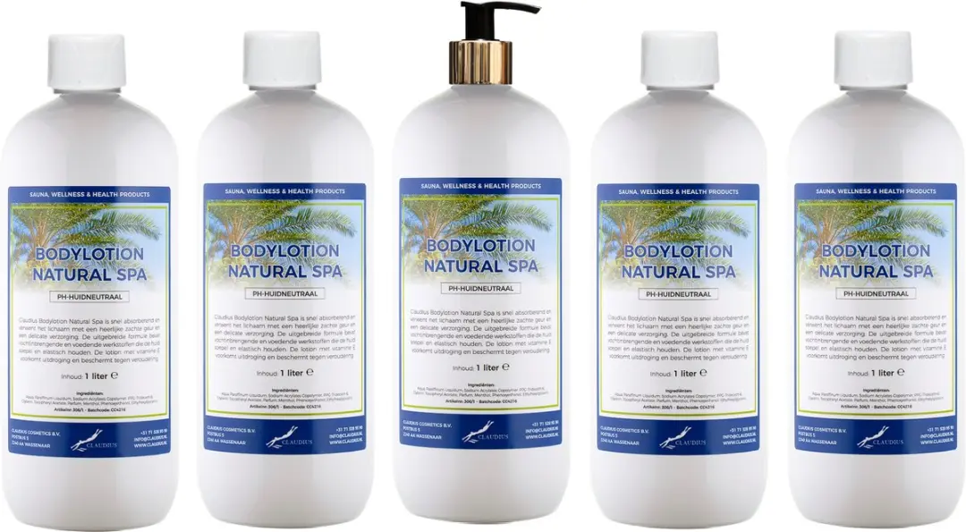 Splashbox Cosmetics Bodylotion Natural Spa 1L