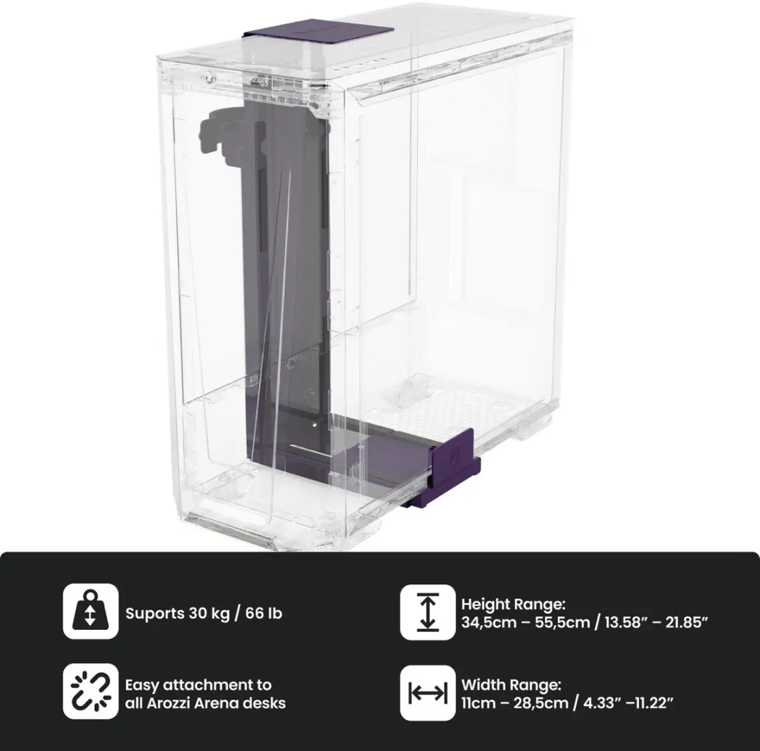 Arozzi Arena PC Houder Paars - Ø6-8cm