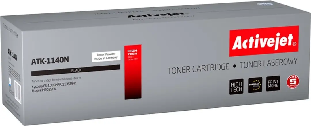 Kyocera ActiveJet ATK-1160N Toner - 7200 Pagina's Zwart