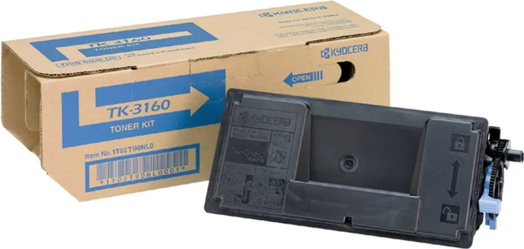 Kyocera TK-3160 Tonercartridge - Zwart - 12.500 Pagina's