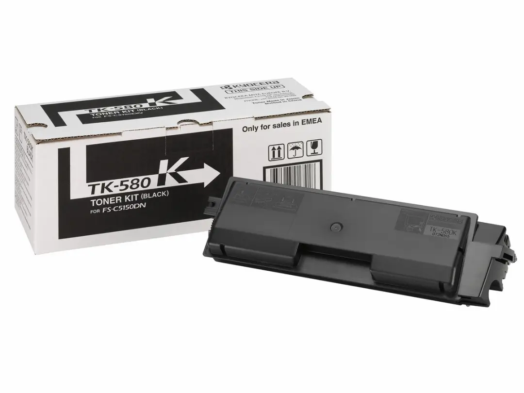 Kyocera TK-580K Tonercartridge - 3500 Pagina's - Zwart
