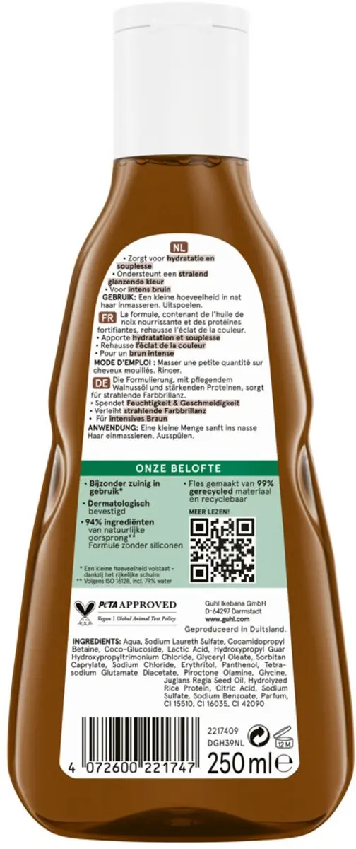 Guhl Colorshine Shampoo Bruin 250ml