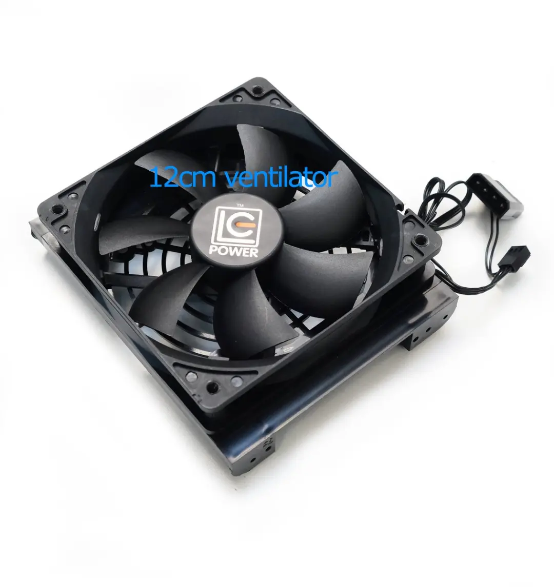 LC Power Montageframe 5.25" naar 2.5"/3.5" - 2 Stuks - Zwart