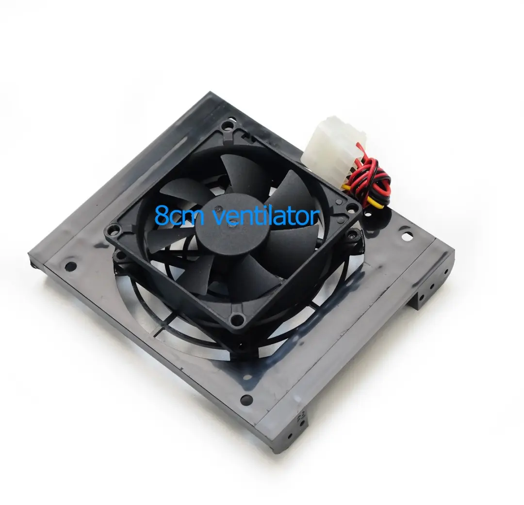 LC Power Montageframe 5.25" naar 2.5"/3.5" - 2 Stuks - Zwart