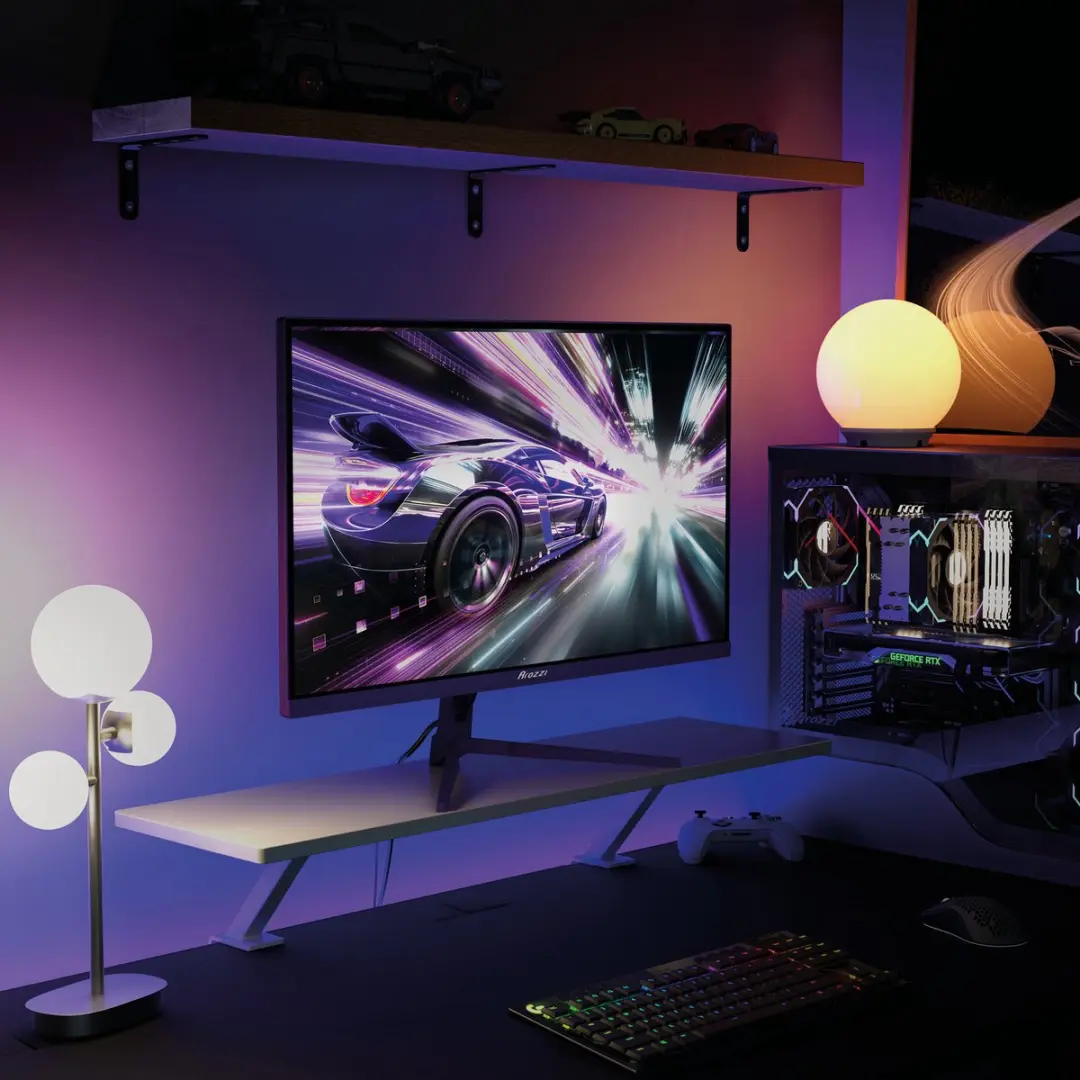 Arozzi Nova 27" Gaming Monitor - QHD IPS 260Hz - Paars