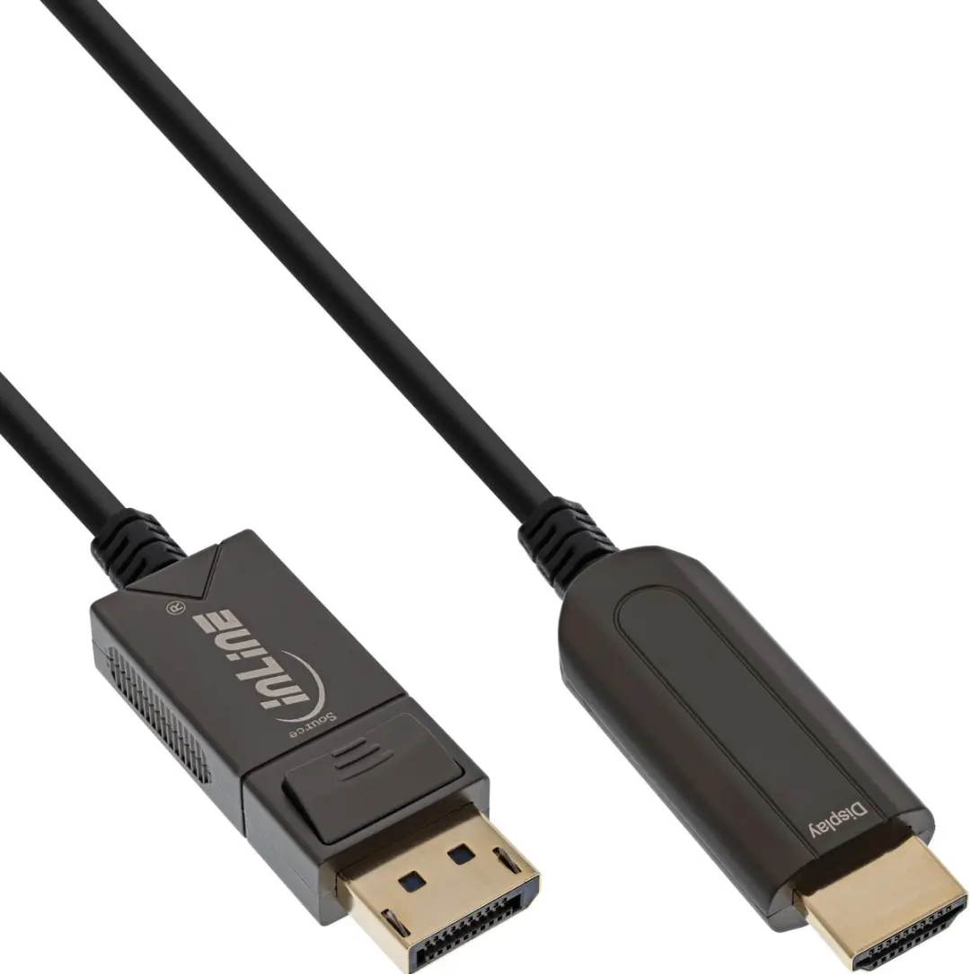 InLine DisplayPort naar HDMI AOC-kabel 4K/60Hz