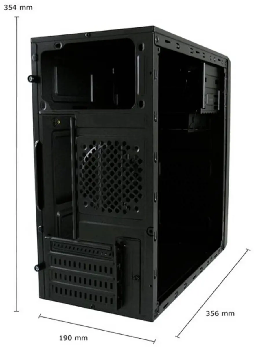 LC Power 2014MB Micro-ATX Behuizing - Zwart