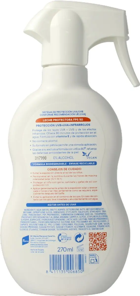Ecran Denenes Zonnebrandcrème SPF 50+ 270ml