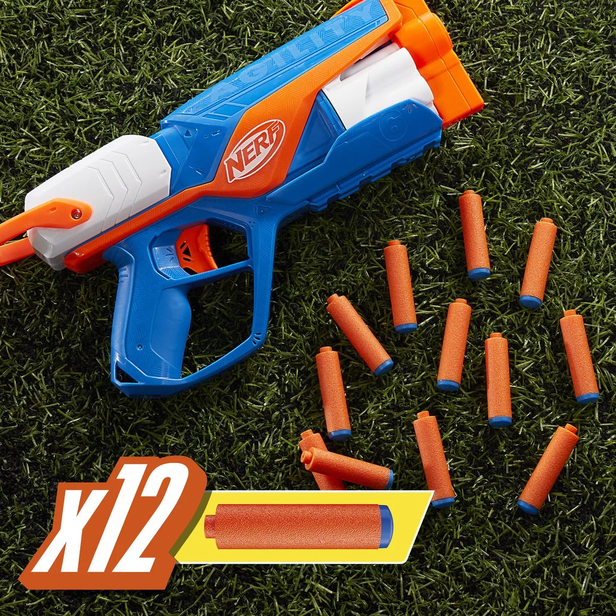 Nerf N Series Agility F8629 Speelgoedblaster - 12 Darts - Multikleur