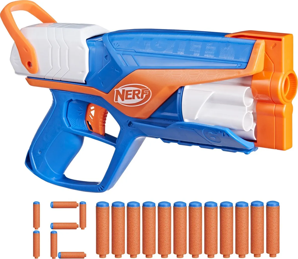 Nerf N Series Agility F8629 Speelgoedblaster - 12 Darts - Multikleur