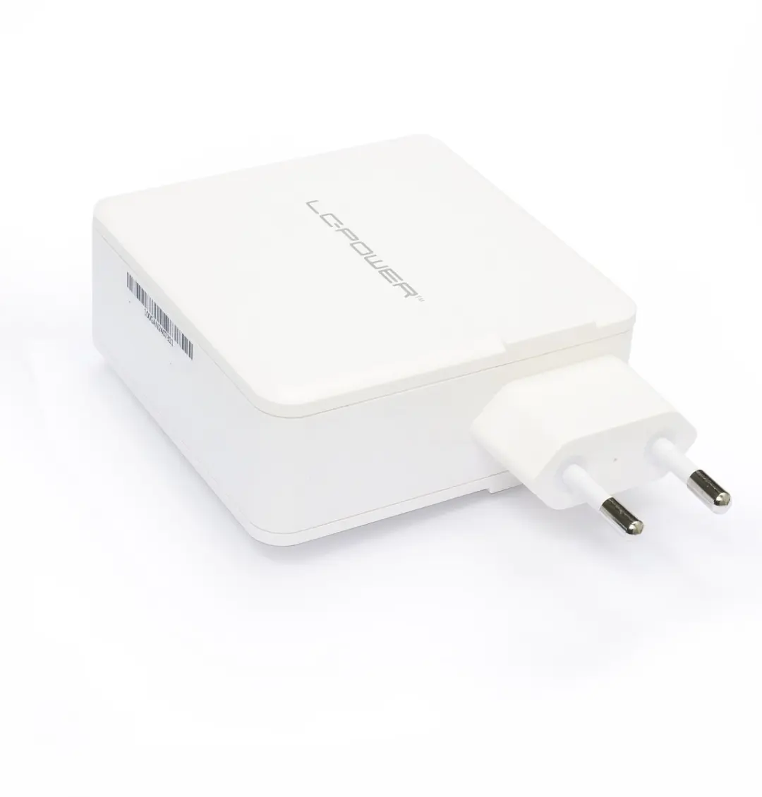 LC Power LC-GAN-100 GaN Laptop Snellader 100W - 2x USB-C, 1x USB-A - Wit