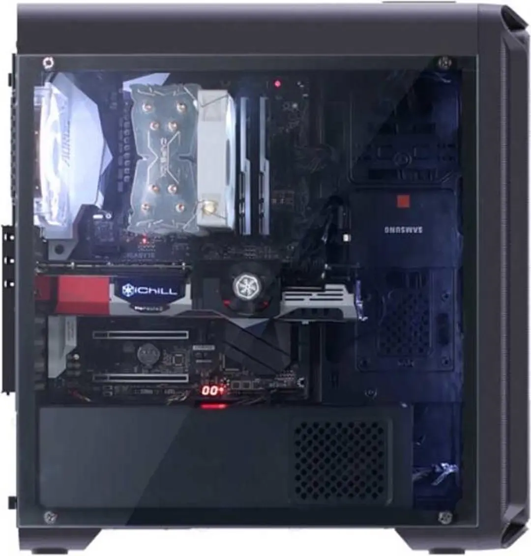 Zalman I3 Edge Midi-tower PC-behuizing - 4 Ventilatoren - Zwart