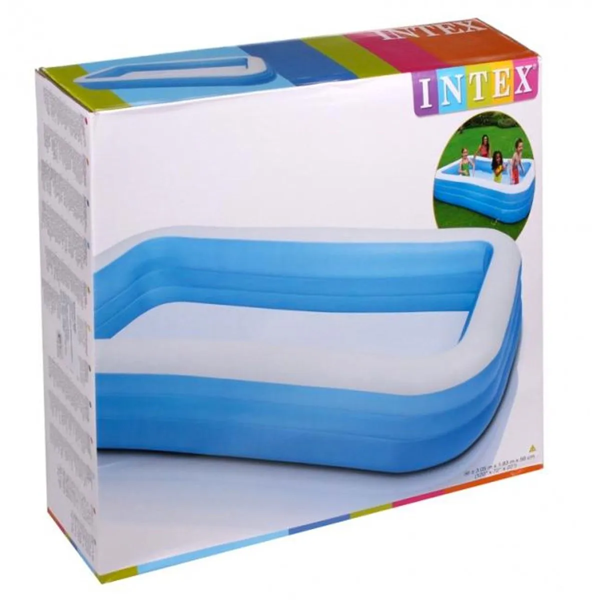Intex Swim Center Family 58484NP Opblaaszwembad - 305x183x56cm - 1050L - Blauw/Wit - afbeelding 6 van 6