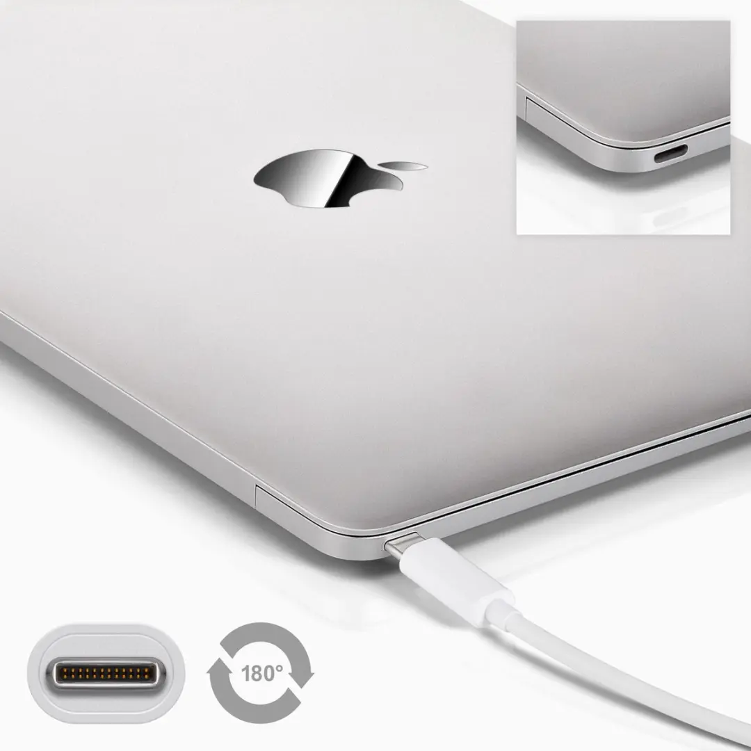 Goobay USB-C naar USB-C Kabel 3.0 - 20V/3A - 1m - Wit