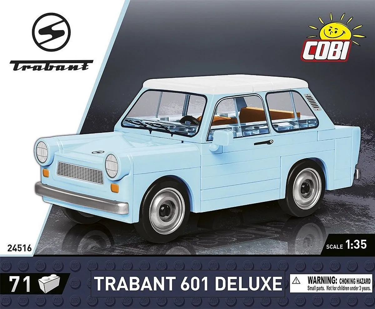 Cobi Trabant 601 Deluxe COBI-24516 - 71 Onderdelen - Meerkleurig