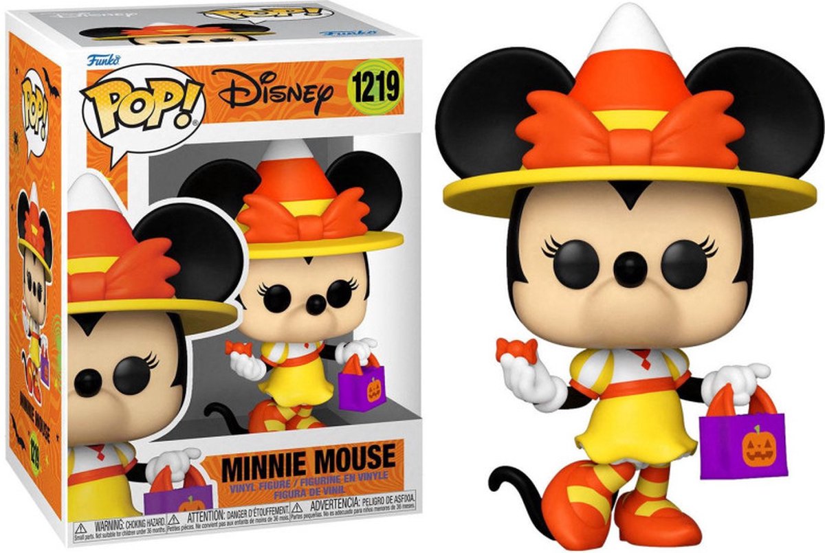 Funko Mickey Mouse Verzamelfiguur Disney Halloween POP! Minnie Trick Or Treat 9 cm Multicolours