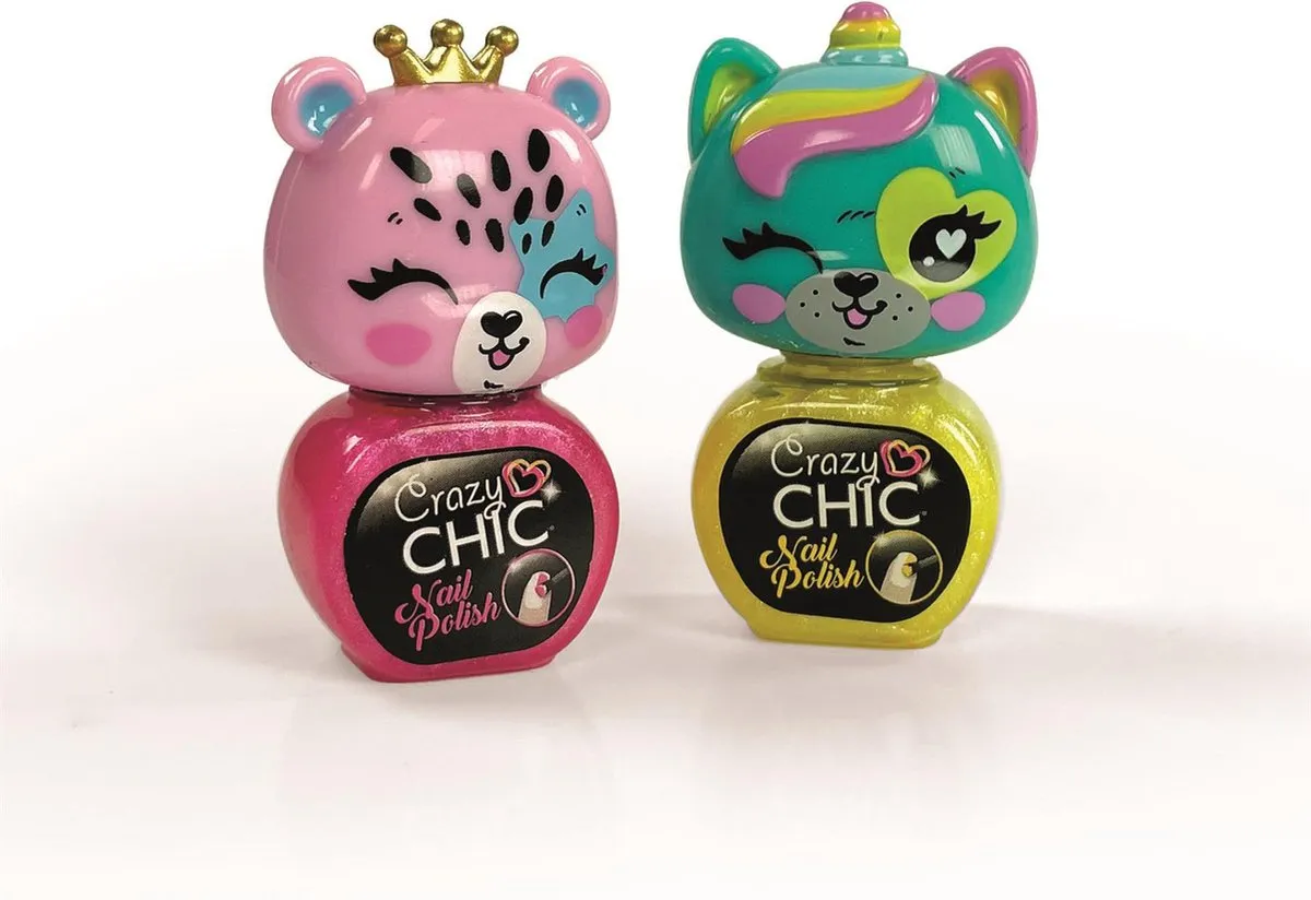 Clementoni Crazy Chic Lovely Nagellak Set - 2 Stuks - 13ml
