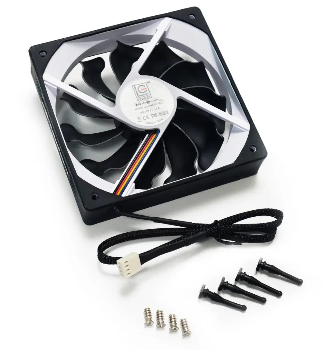LC Power Ventilator 120mm - 4 Pin PWM - Low Noise