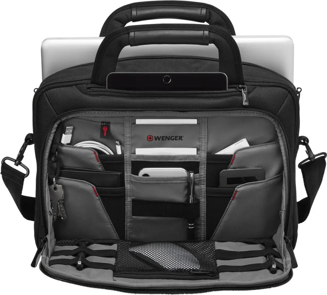 Wenger BC Pro Laptoptas 13.3" - Zwart - afbeelding 6 van 6