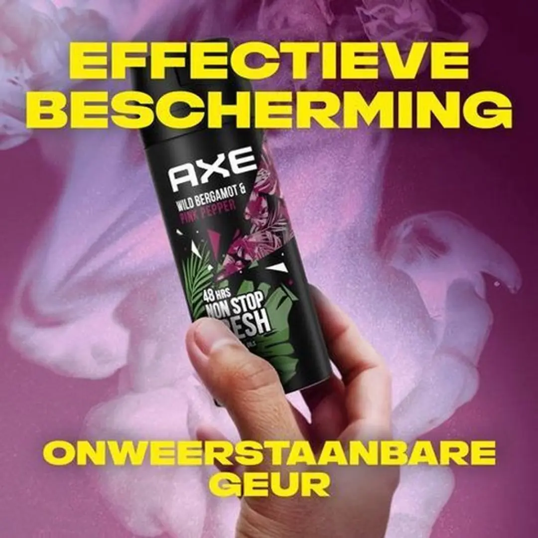 Axe Wild Bergamot & Pink Pepper Deo/Bodyspray - 2x150ml