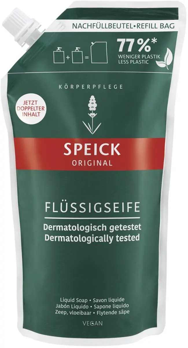 Speick Natural Zeep Navulling 600g