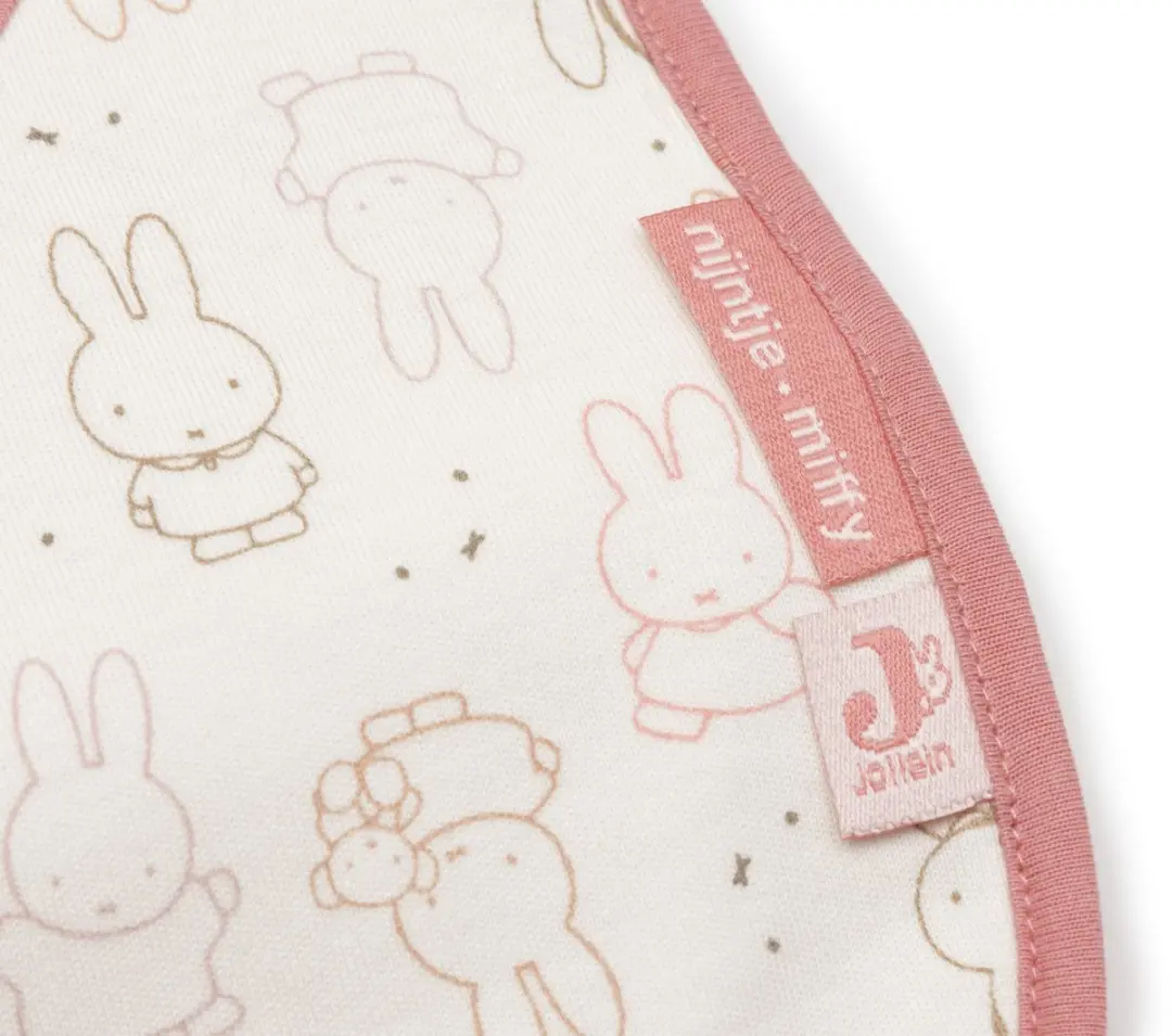 Jollein Slab Jersey Waterproof Miffy Moments - 5 Stuks - Roze