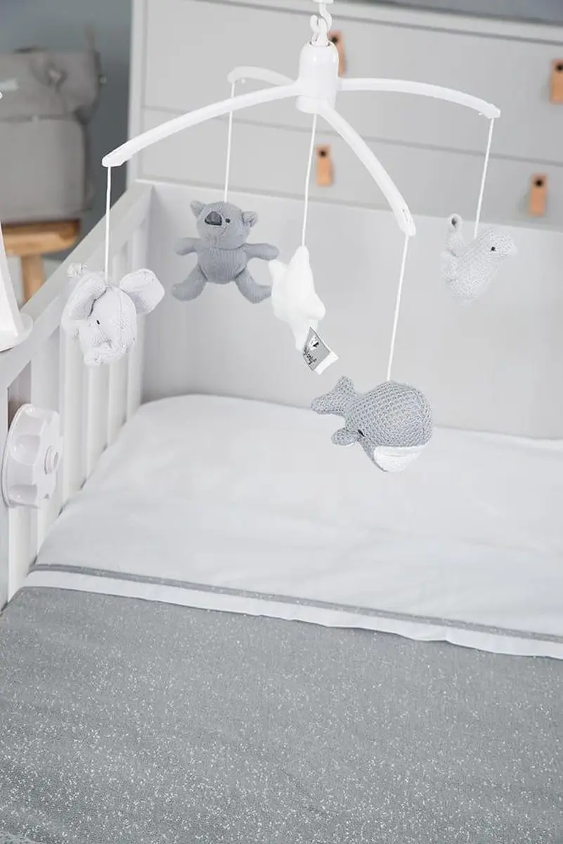 Baby's Only Gebreide Ledikantdeken Sparkle 2.5 TOG - 100x135cm - Goud-Ivoor