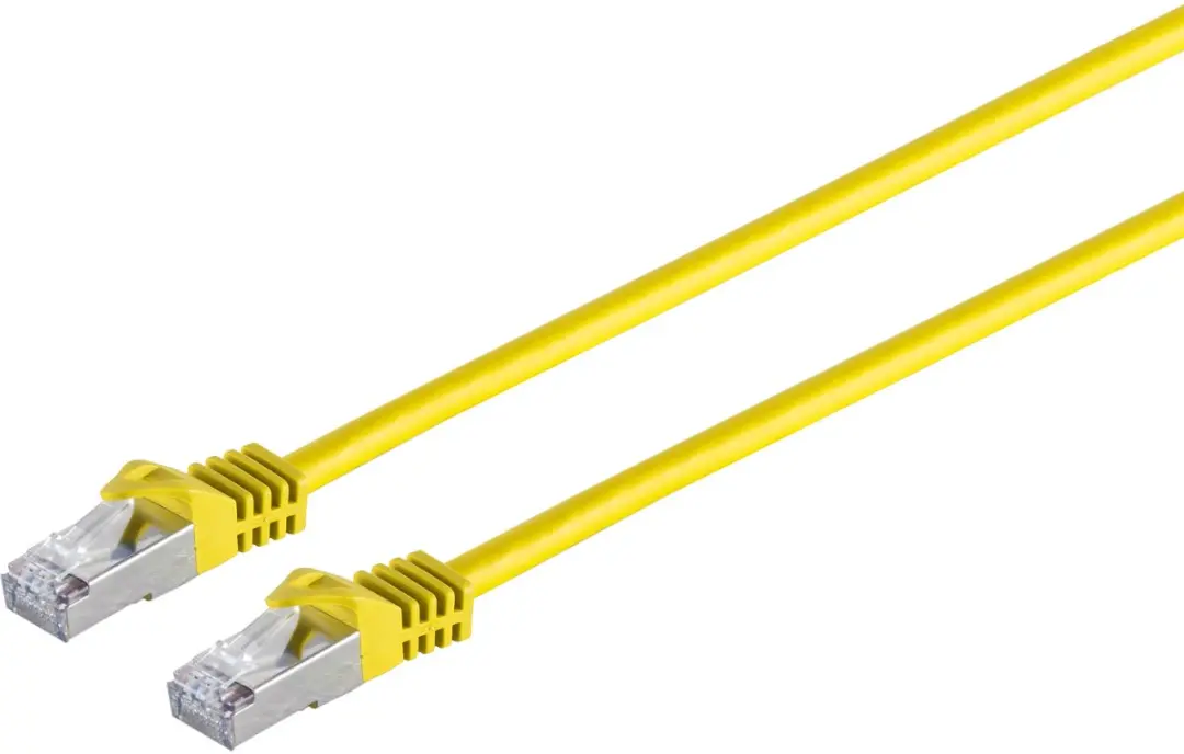 Wentronic 91593 Netwerkkabel RJ45 1.5m - 10 Stuks - Geel