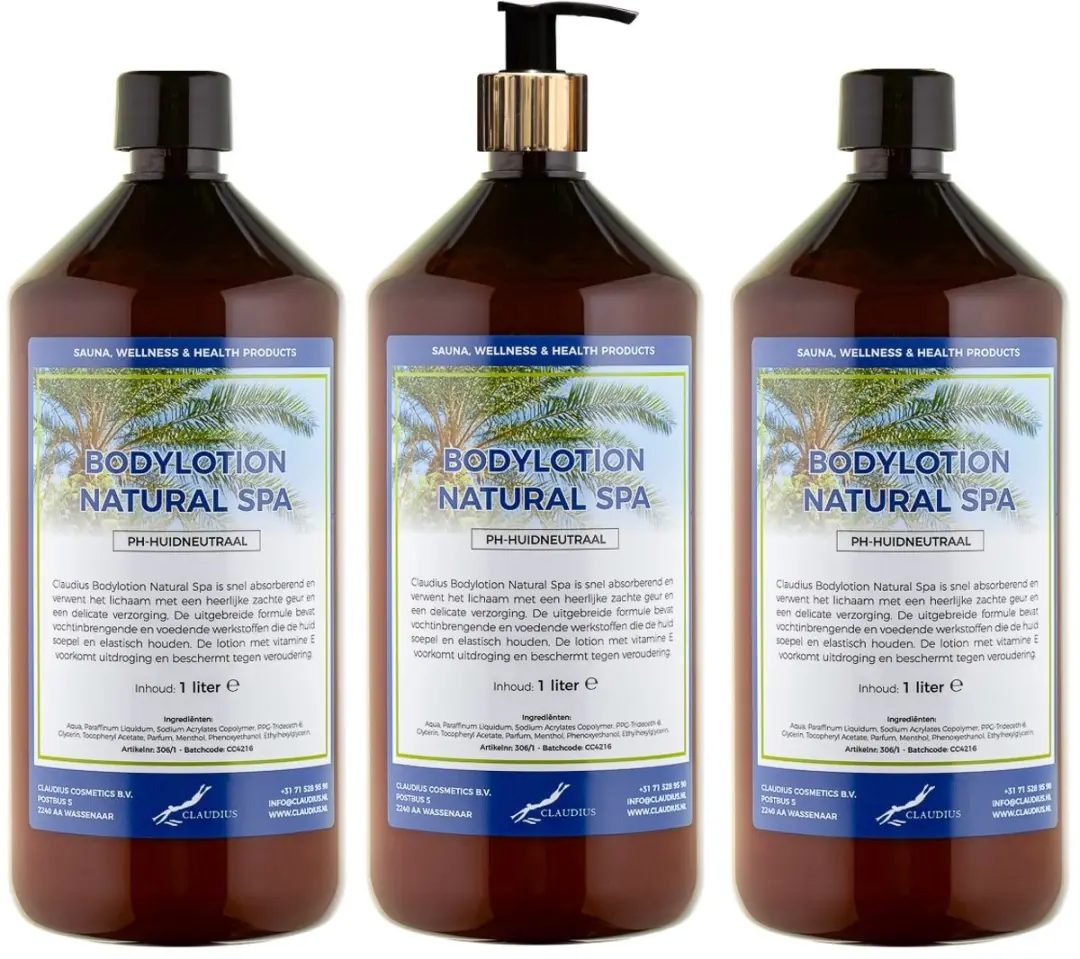 Splashbox Cosmetics Bodylotion Natural Spa 3L