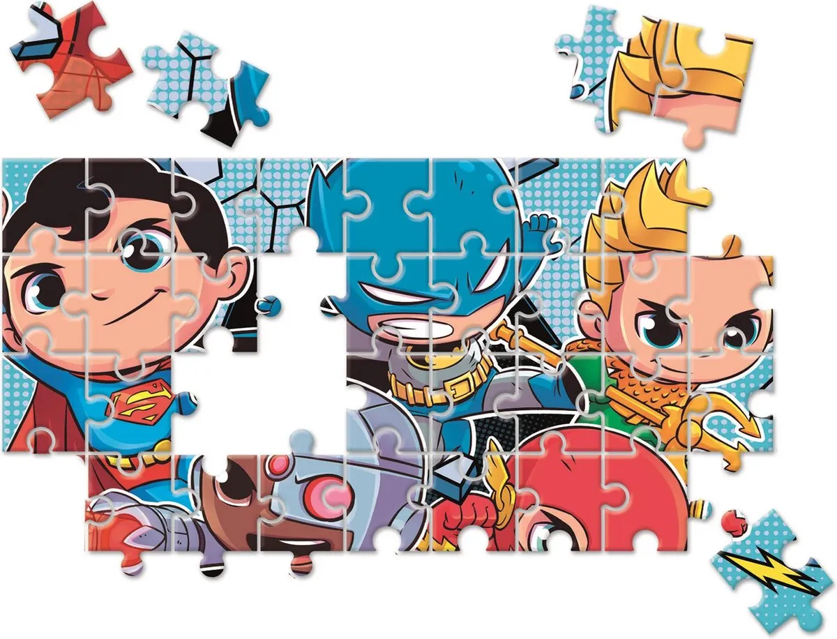Clementoni DC Comics Superfriends Puzzel 120 Stuks - Multicolor