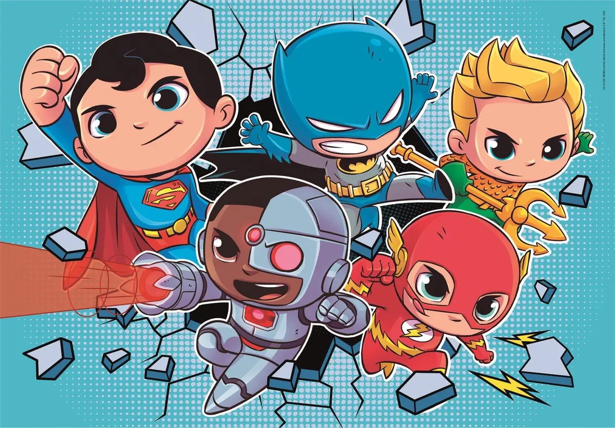Clementoni DC Comics Superfriends Puzzel 120 Stuks - Multicolor