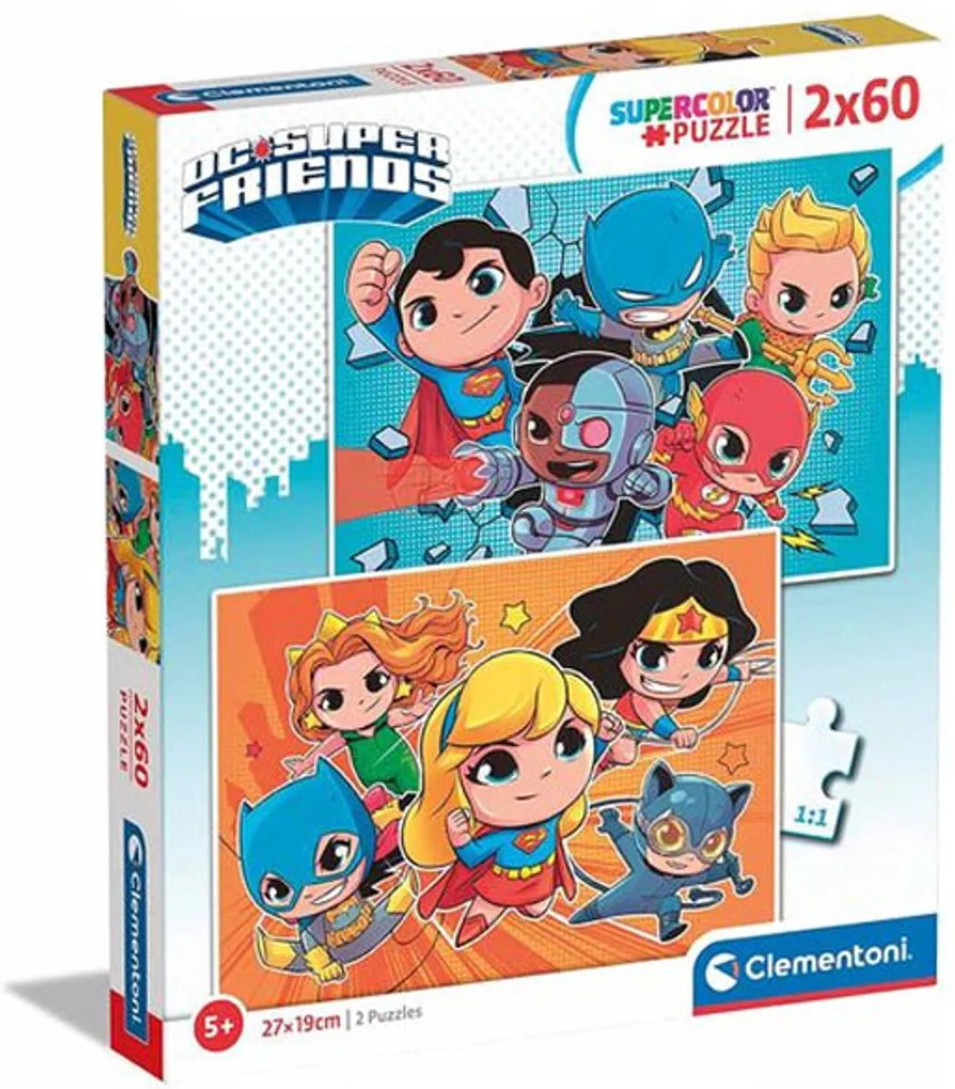 Clementoni DC Comics Superfriends Puzzel 120 Stuks